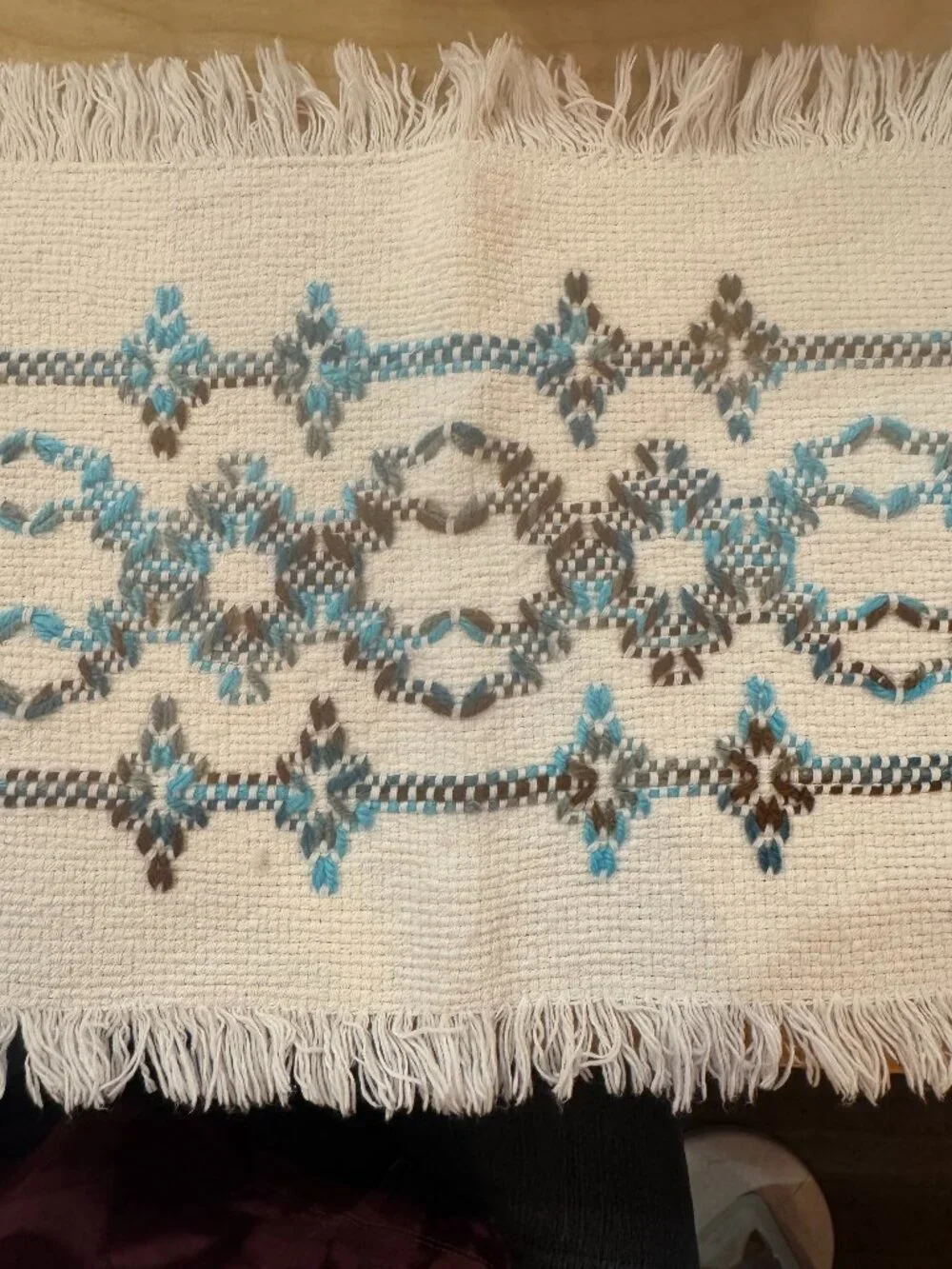 VNG Folk Art Hand Woven Table Runner 34